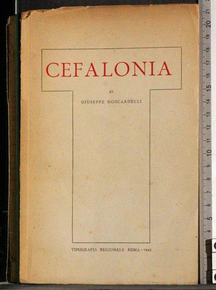 Cefalonia - Giuseppe Moscardelli - copertina