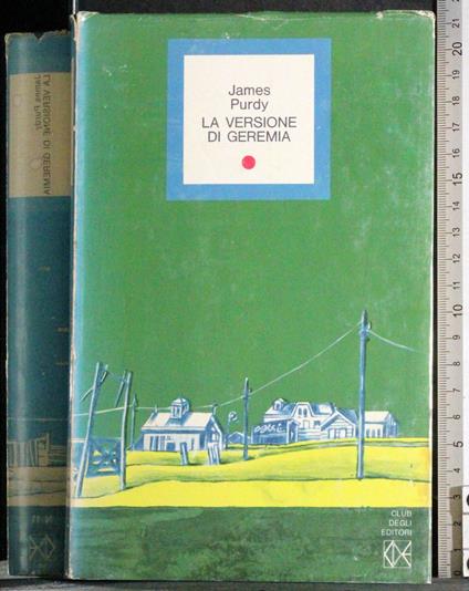 versione di Geremia - James Purdy - copertina