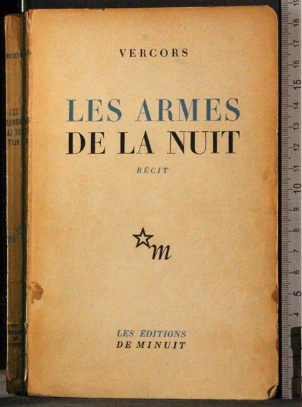 Les armes de la nuit. Recit - Vercors - copertina