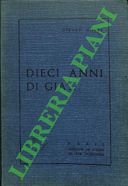 Dieci anni già - copertina