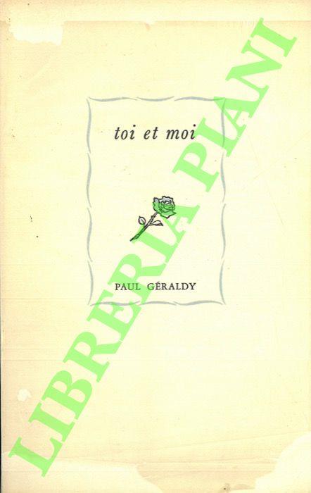 Toi et moi - Paul Géraldy - copertina