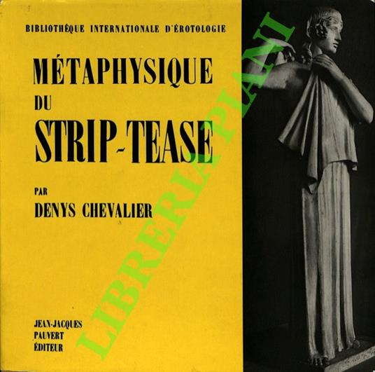 Métaphysique du strip-tease. - copertina