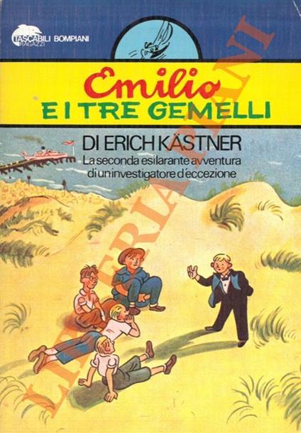 Emilio e i tre gemelli - Erich Kästner - copertina