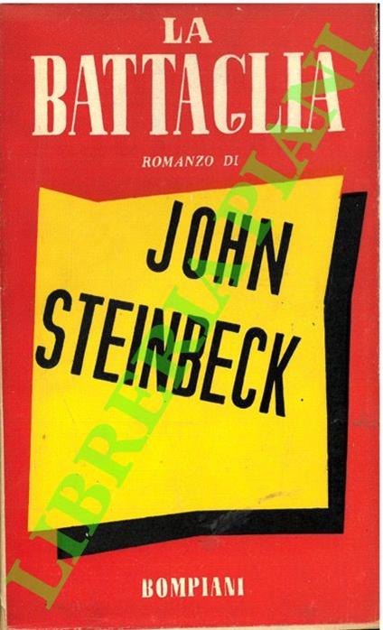 battaglia - John Steinbeck - copertina