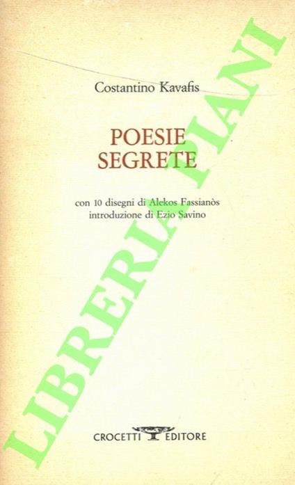 Poesie segrete - copertina