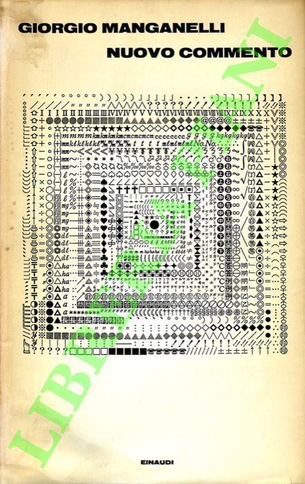 Nuovo commento. - Giorgio Manganelli - copertina