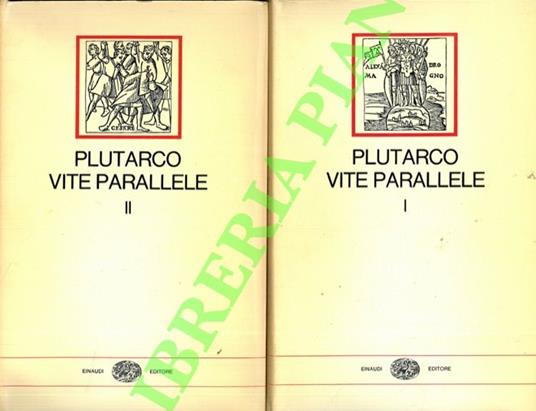 Le vite parallele - Plutarco - copertina