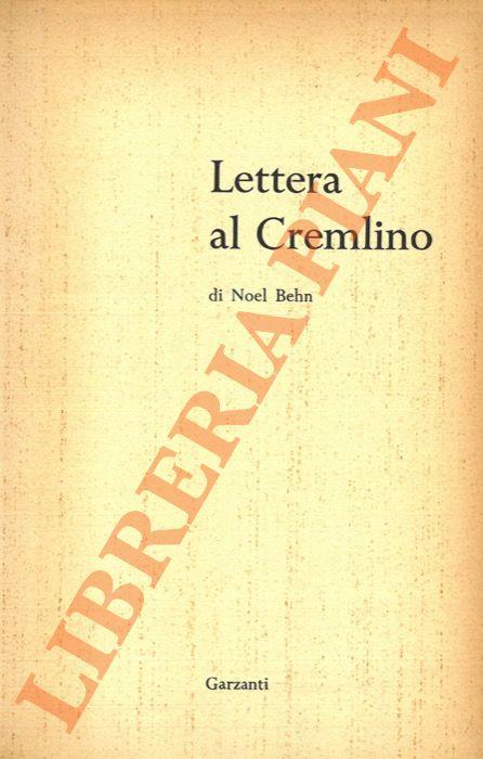 Lettera al Cremlino - copertina