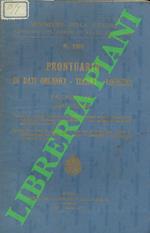 Prontuario di dati Organici - Tecnici - Logistici. Fascicolo III. Dati tecnici. Parte 1: Armi portatili, Artiglierie, Carri armati, Mezzi vari del genio, chimici, automobilistici, Apparecchi e materiali dell'Aviazione del R.E. - Parte 2: Dati di effi