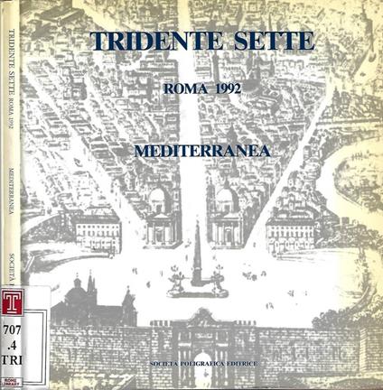 Tridente sette. Roma 1992 - copertina