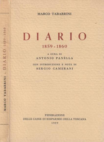 Diario - Marisa Tabarrini - copertina