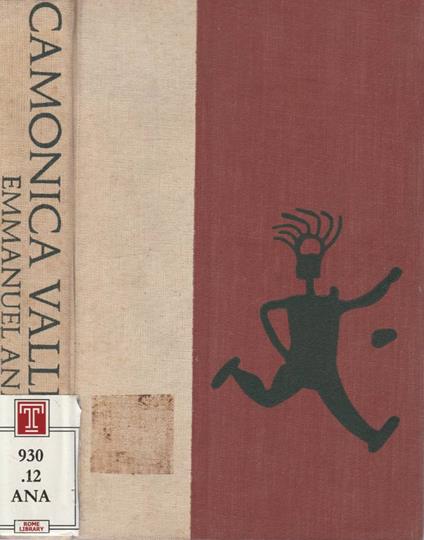 Camonica Valley - Emmanuel Anati - copertina