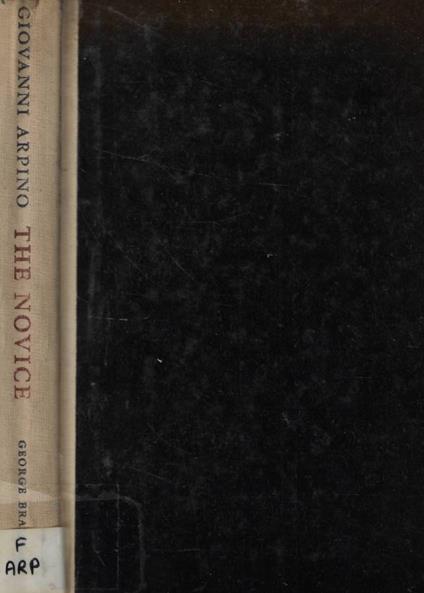 The novice - Giovanni Arpino - copertina