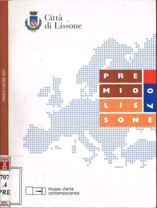 Premio Lissone 2007 - Luigi Cavadini - copertina