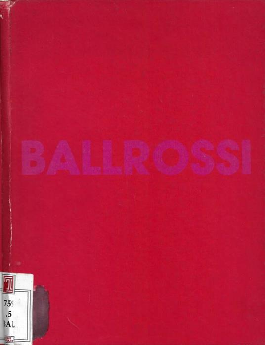 Ballrossi. Opere di Balla in rosso (Roma, Galleria Due Ci. 13 Febbraio - 30 Marzo 1986) - Maurizio Fagiolo Dell'Arco - copertina