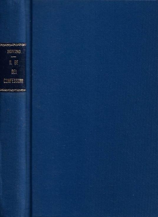 Il re dei confessori - Thomas Hoving - copertina