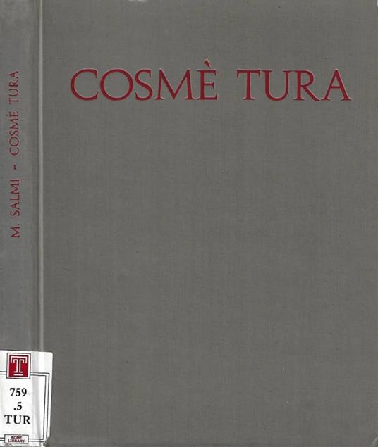 Cosmè Tura - Mario Salmi - copertina