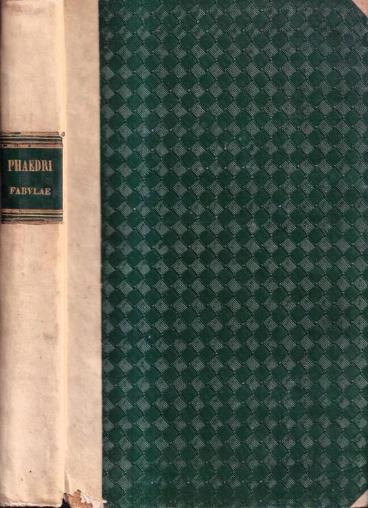 Phaedri Fabulae quae exstant omnes - Fedro - copertina