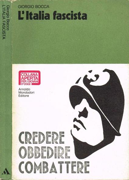 L' Italia fascista - Giorgio Bocca - copertina