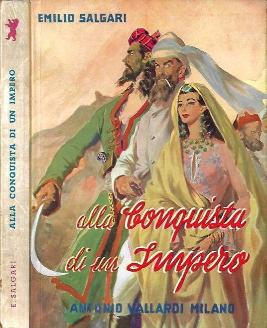 Alla conquista di un impero - Emilio Salgari - copertina