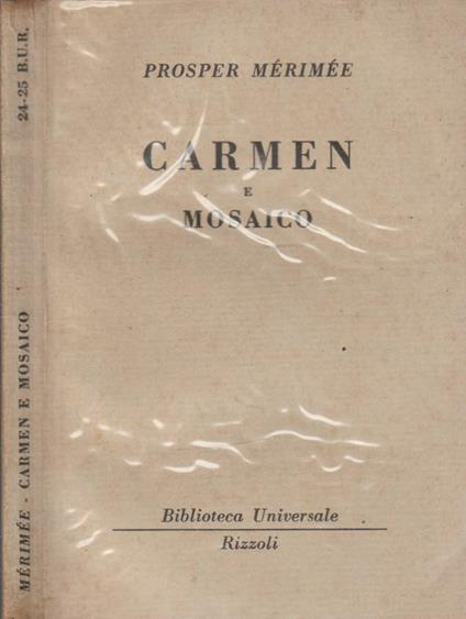 Carmen - Prosper Mérimée - copertina
