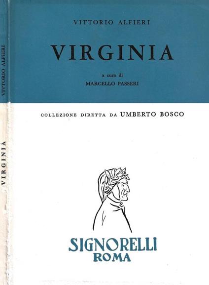 Virginia - Vittorio Alfieri - copertina
