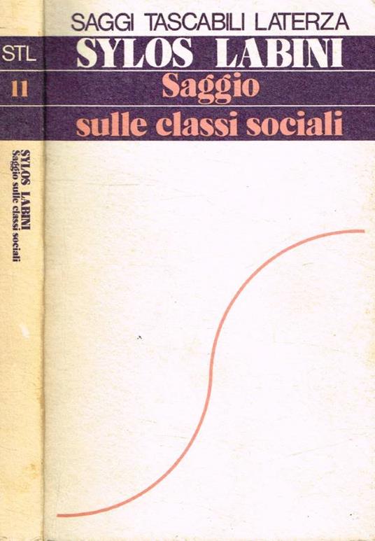 Saggio sulle classi sociali - Paolo Sylos Labini - copertina