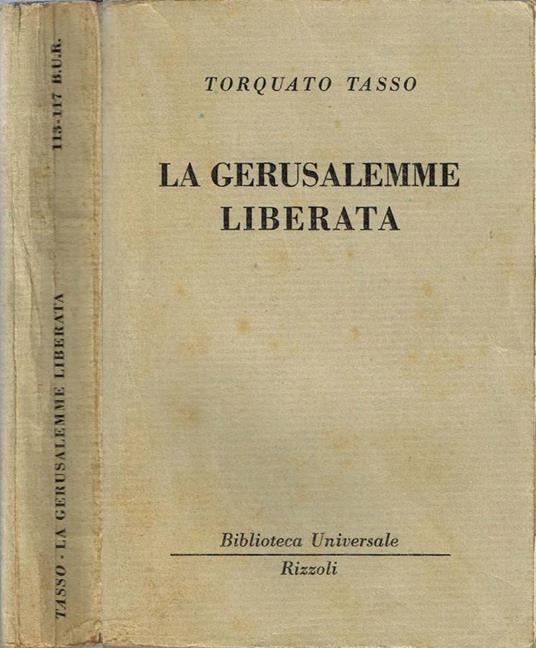 La Gerusalemme liberata - Torquato Tasso - copertina
