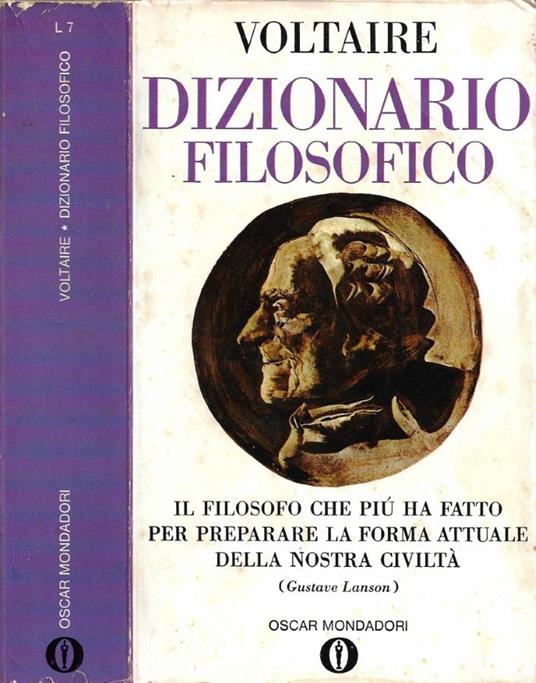 Dizionario filosofico - Voltaire - copertina