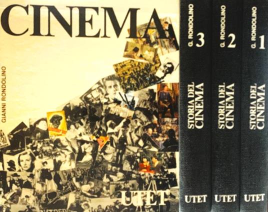 Storia del cinema 3voll - Gianni Rondolino - copertina