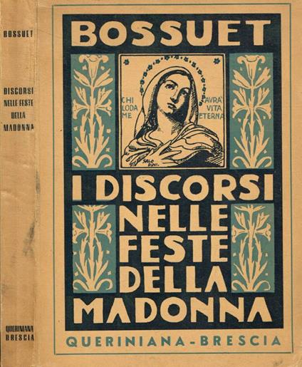 Discorsi nelle feste della Madonna - Jacques-Bénigne Bossuet - copertina
