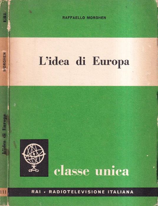 L' idea di Europa - Raffaello Morghen - copertina