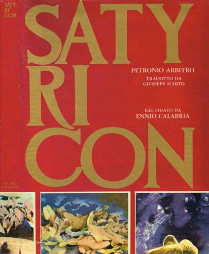 Satyricon - Arbitro Petronio - copertina