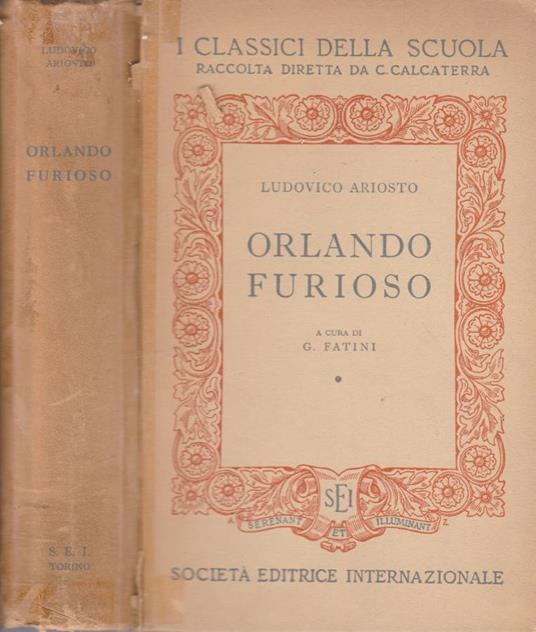 Orlando furioso - Ludovico Ariosto - copertina