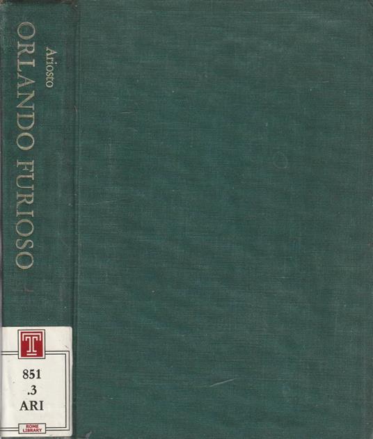 Orlando furioso - Ludovico Ariosto - copertina