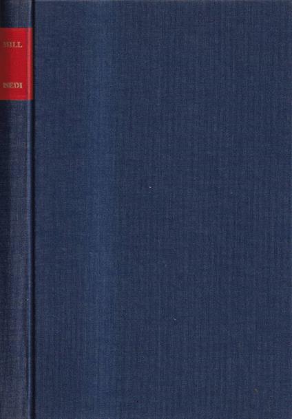 Saggi su alcuni problemi insoluti dell'economia politica - John Stuart Mill - copertina
