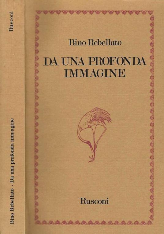 Da una profonda immagine - Bino Rebellato - copertina