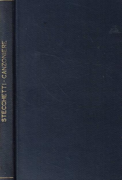 Canzoniere di Lorenzo Stecchetti Mercutio - Lorenzo Stecchetti - copertina