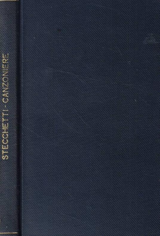 Canzoniere di Lorenzo Stecchetti Mercutio - Lorenzo Stecchetti - copertina