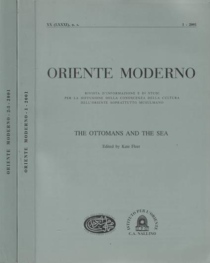 Oriente moderno anno XX nuova serie, n 1,2/3 2001 - Francesco Castro - copertina