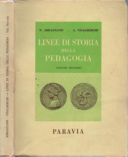 Linee di storia della pedagogia - Nicola Abbagnano - copertina