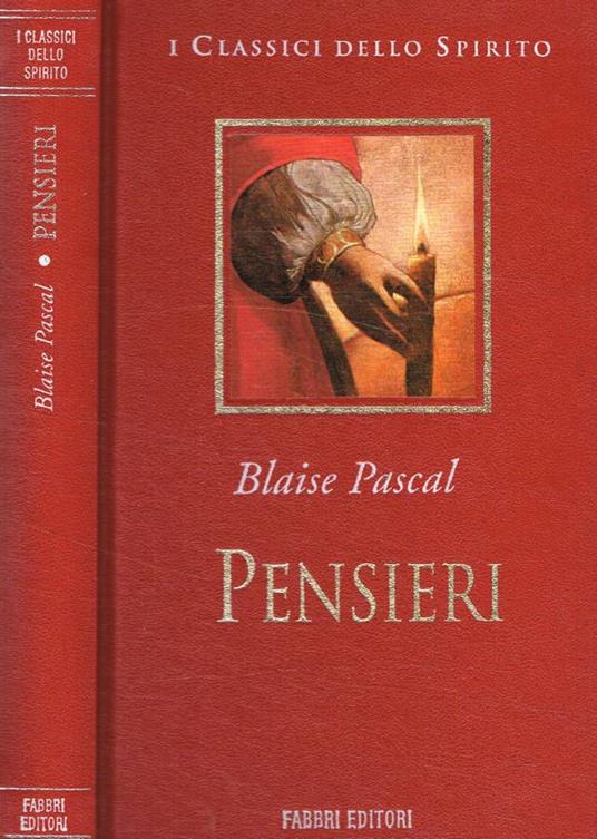Pensieri - Blaise Pascal - copertina