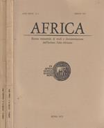 Africa anno XXVIII n 2,3 1973