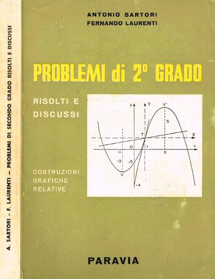 Problemi di 2° grado - Antonio Sartori - copertina