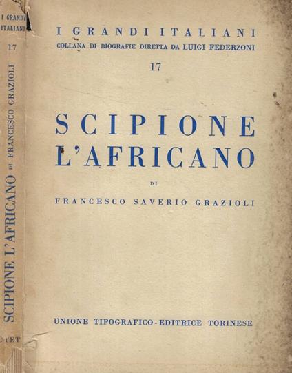 Scipione l'Africano - Francesco Grazioli - copertina