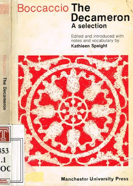 The Decameron - Giovanni Boccaccio - copertina