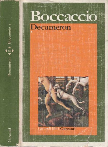 Decameron vol I - Giovanni Boccaccio - copertina