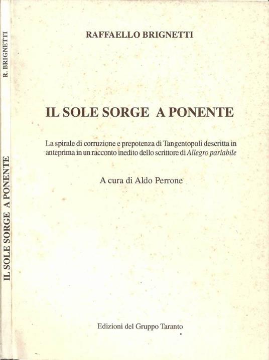 Il sole sorge a Ponente - Raffaello Brignetti - copertina