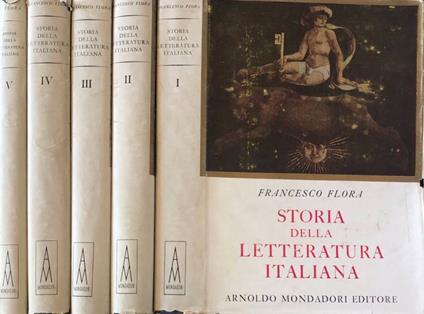 Storia della letteratura italiana - Francesco Flora - copertina