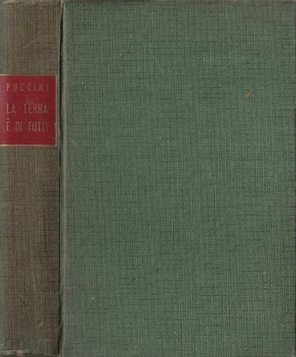 La terra è di tutti - Mario Puccini - copertina